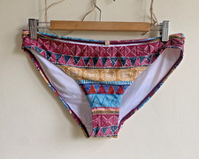 Fat Face Bikini Bottoms Size 18 New Tribal Print New Multi coloured