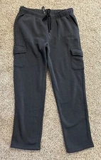 RBX Men’s Gray Jogger SweatPants Pull On Size Large