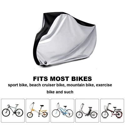DONWELL Heavy Duty Waterproof Bike Cover - Rain,Sun,Snow & UV Protection for Outdoor Use