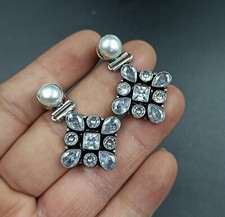 Fashion earrings for women/Ethnic Handmade Monalisa Stone Earrings/Gifts For Her