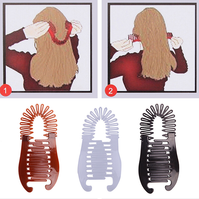 Banana Clip Woman Elastics Hair Braider Scorpion Type Holding