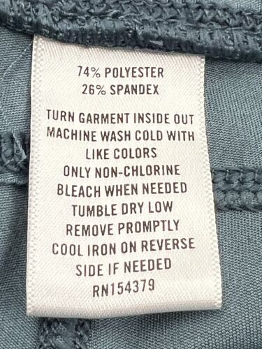 Aeropostale Yoga Leggings Pants Women's MED Blue Activewear w/Pockets #9170 - Picture 12 of 12