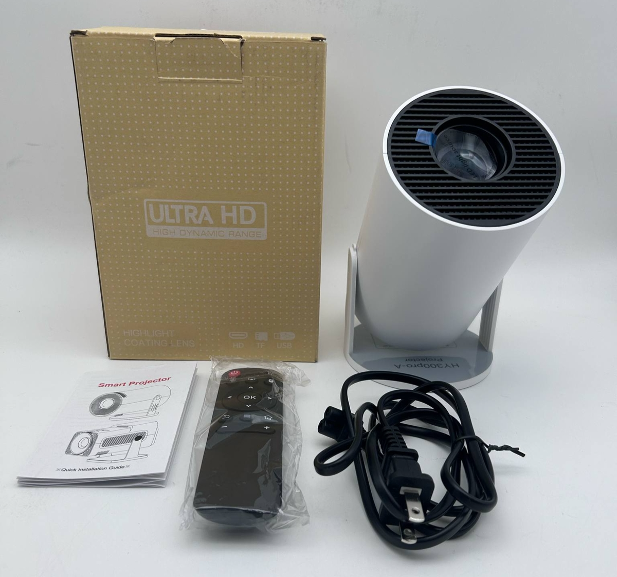 Mini Projector ‎HY300 Pro 4K Support 1080P HD-image