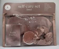 Bath Steamer Sleep Mask Gua Sha Scrunchie Pinch Provisions Self Care 6 Piece Set