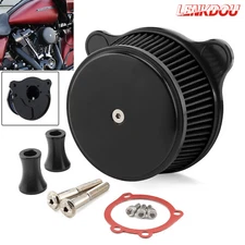 Smooth Air Cleaner Intake Filter For Harley Electra Glide Road King Dyna Softail
