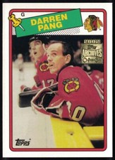 2001-02 Topps/O-Pee-Chee Archives #47 Darren Pang - Chicago Black Hawks