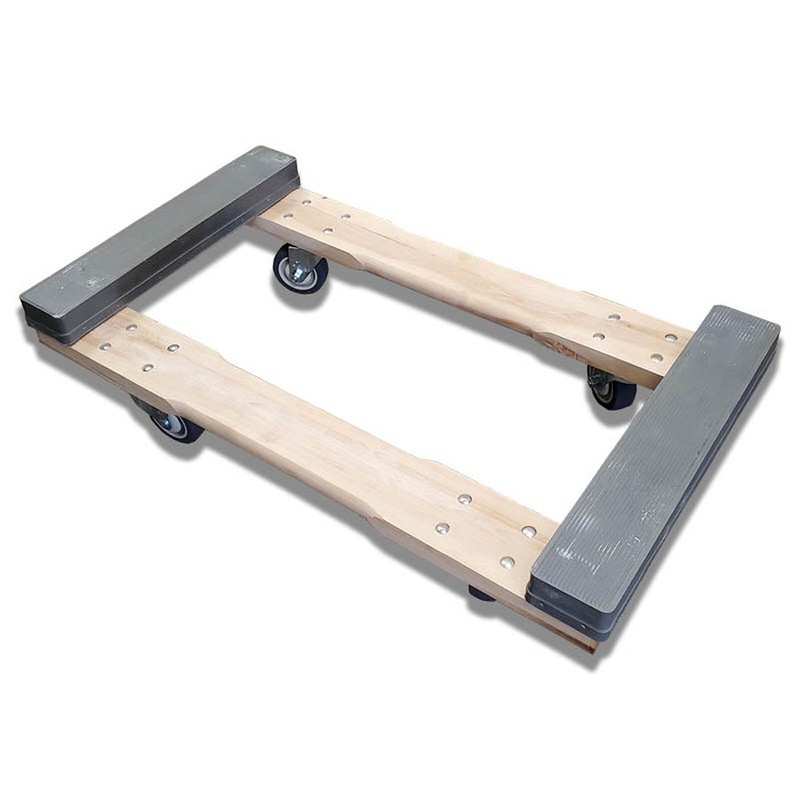 32" x 18" Chicago Style Rubber-Capped Furniture Dolly w/3.5" Casters