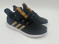 ADIDAS WOMENS CLOUDFOAM PURE 2.0 RUNNING SHOES BLACK BRONZE SIZE 6