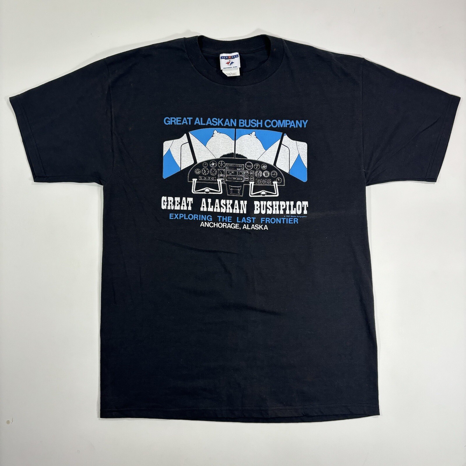 Vintage Great Alaskan Bush Company BushPilot T Shirt 1987 Anchorage