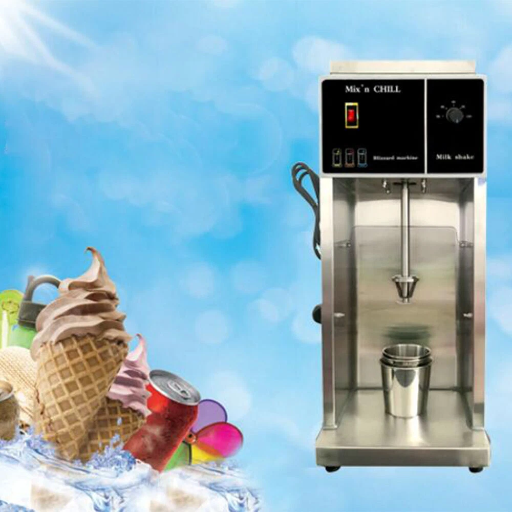 Commercial Soft Ice Cream Shaker Mixer Yogurt Blender Flurry Maker Machine