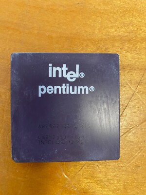 Vintage Intel Pentium 150MHz Ceramic GOLD pin CPU A80502150 SY015/warranty