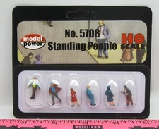 The Menards ~ HO Scale Model Power Standing People (6-Pieces) 5708