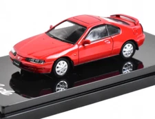 Hobby Japan 1:64 Red Prelude Early Coupe Sports Model Diecast Metal Car