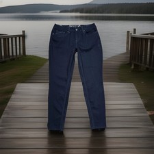 Seven7 Legging Skinny Jeans 12 32x28 Dark Wash Blue Mid Rise Stretch Womens