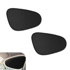 Car Window Shades, Heat Insulating Glare Protection Shield, Static 2 PCS Black