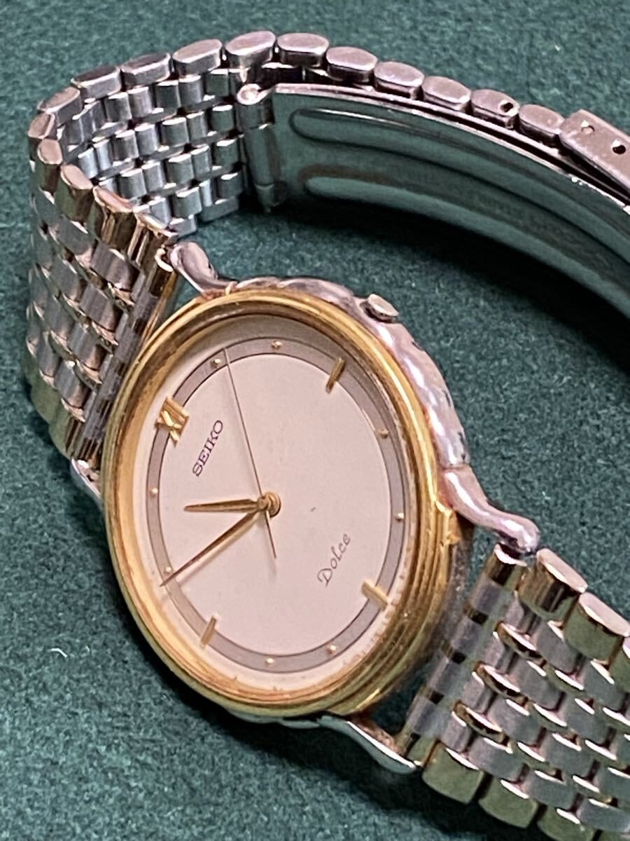 18K Working Seiko s Wristwatch Men Quartz Bezel DOLCE Condition 18KT - VintageWatches.PK 18K Working Seiko s Wristwatch Men Quartz Bezel DOLCE Condition 18KT - vintagewatches.pk