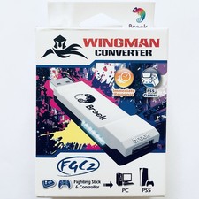 Brook Wingman FGC 2 Converter Video Game Controller Adapter PS5 PC USB