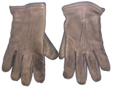 MARK CROSS Wool Dacron Gloves 9093 Size 10 1/2 Gray Drivers 1960's Vintage Rare