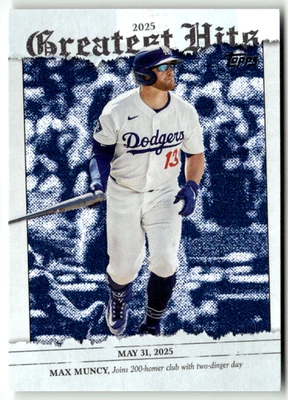 2026 Topps MLB Série Un No. GH-24 Greatest Hits Max Muncy Carte Sport - Photo 1/2