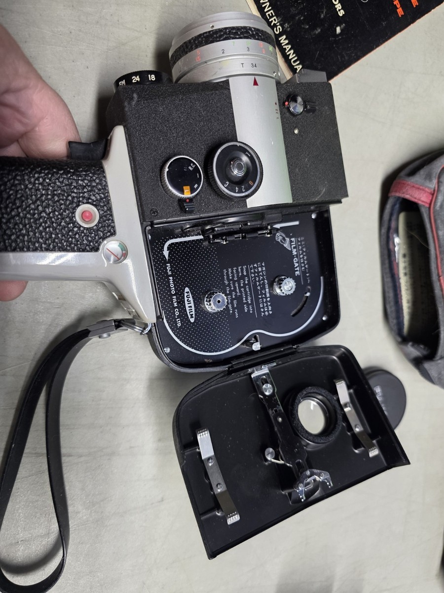 🔥 Fuji Film FUJICA Single-8 Z2 & Z-450 Camera Japan W/ Cases Used