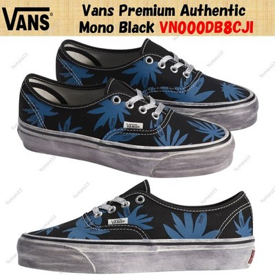 Vans Premium Authentic Mono Black VN000DB8CJI Men's Size | eBay