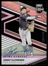 2020 Elite Extra Edition Signature Prime Number A 68 Jimmy Glowenke Auto /185 BB