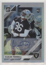 2019 Panini Donruss Optic Rookies Holo Prizm 48/99 Clelin Ferrell #104 Auto uk2