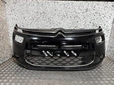 13-18 CITROEN C4 GRAND PICASSO FRONT BUMPER BLACK PAINT CODE EXY (SCRATCHED)