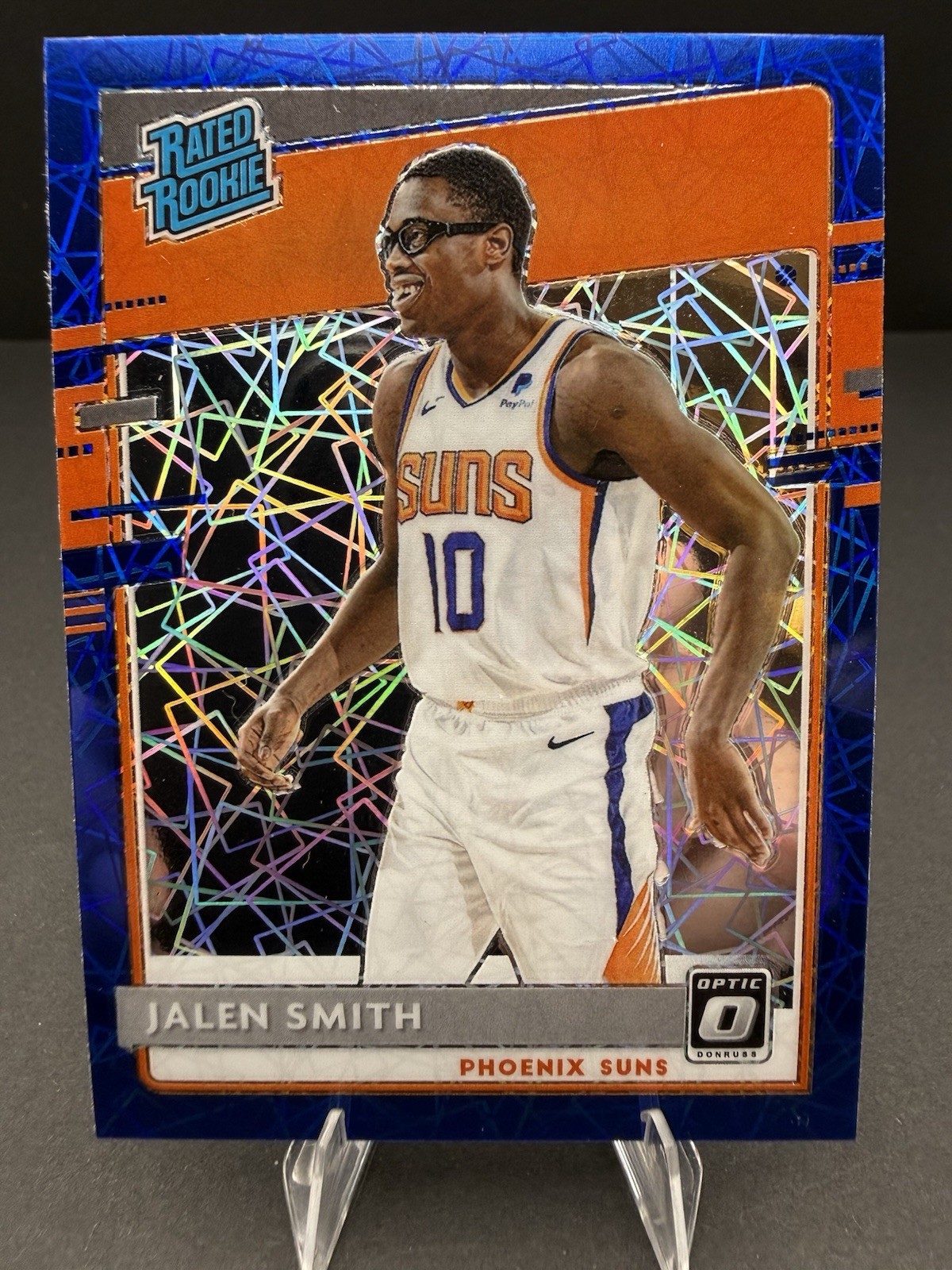 Jalen Smith #160 Donruss Optic Blue Velocity NBA 2020-21 Phoenix Suns RC