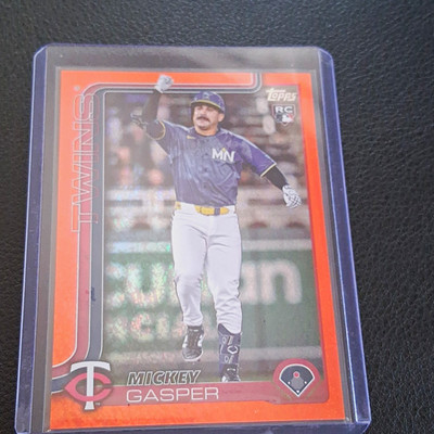 Topps Chrome Orange Mickey Gasper RC 19/25 Minnesota Twins MLB Baseball 