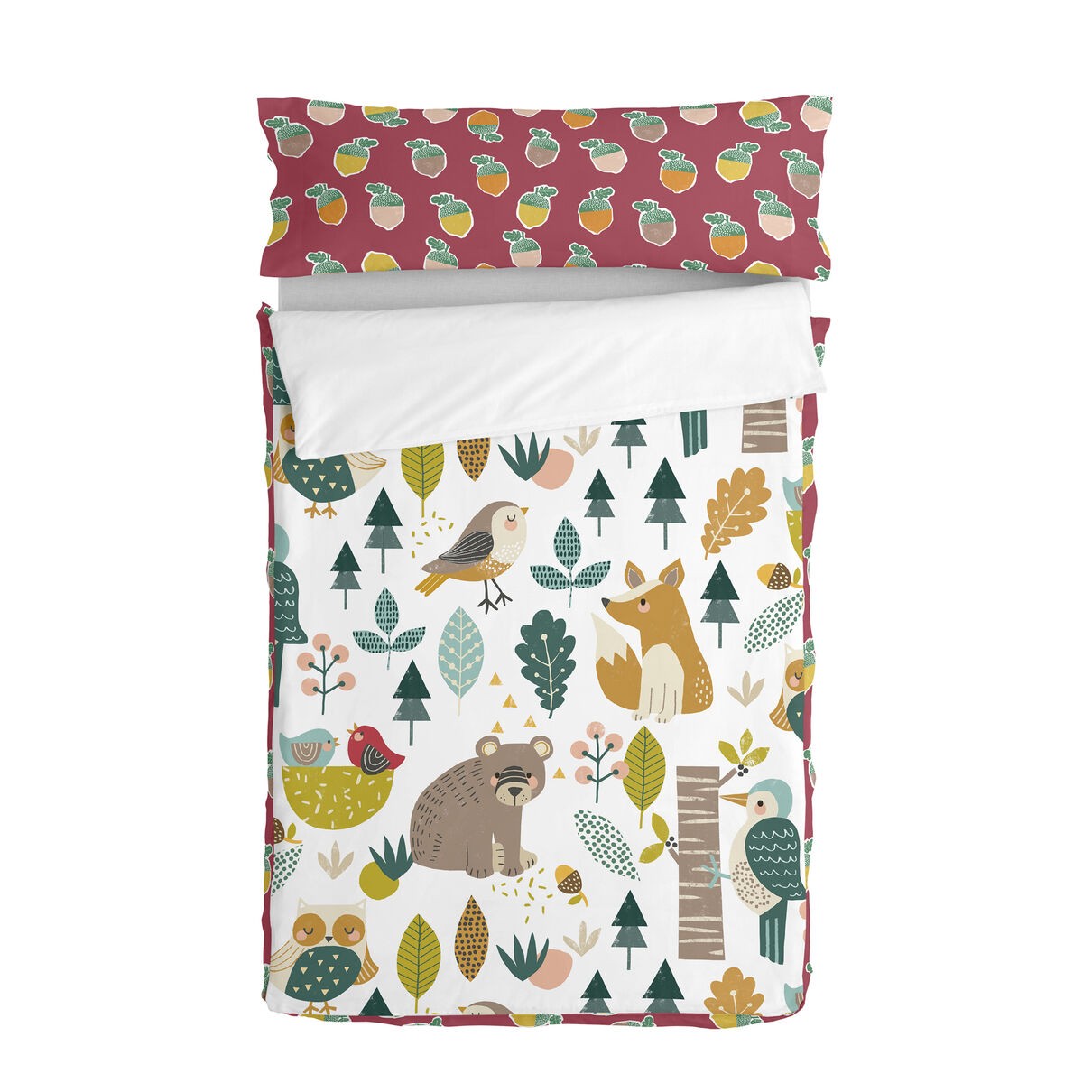 Saco Nórdico con Relleno HappyFriday Moshi Moshi Harvestwood Multicolor 42 x
