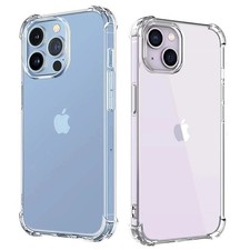 Clear Shockproof Case for iPhone 15 14 13 12 Pro Max 7 8Plus XR X XS