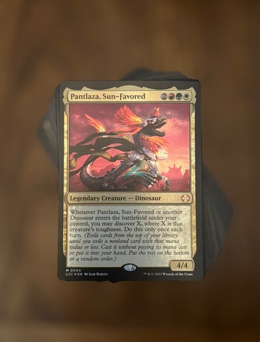 MTG Commander Deck - Pantlaza, Sun-Favored - 100 Cards - EDH Dinosaurs
