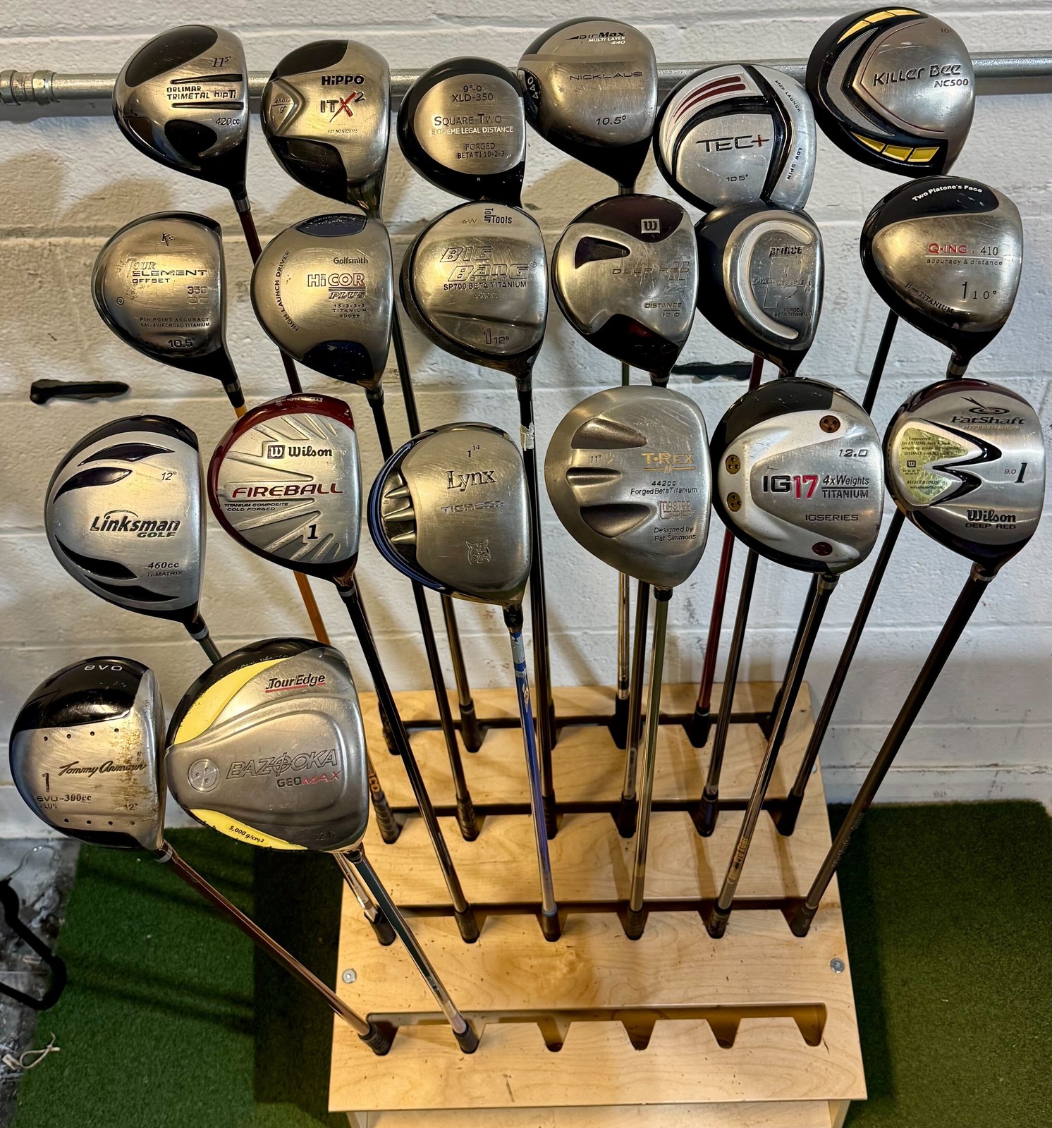 Wholesale Lot of 20 Golf Clubs - Assorted Drivers