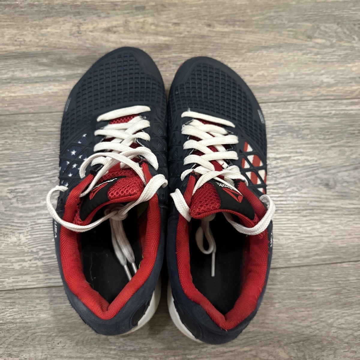 Reebok Crossfit CF74 American Flag Used Sneakers Men 7.5 Women 9