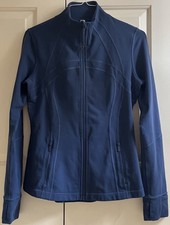 LULULEMON sz 10 Classic DEFINE Jacket TRUE NAVY Mineral Blue LUON