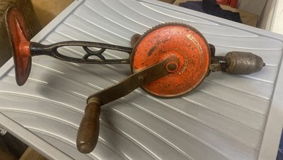 American Manufacture Goodell-Pratt Company Vintage Handbohrmaschine - um 1895