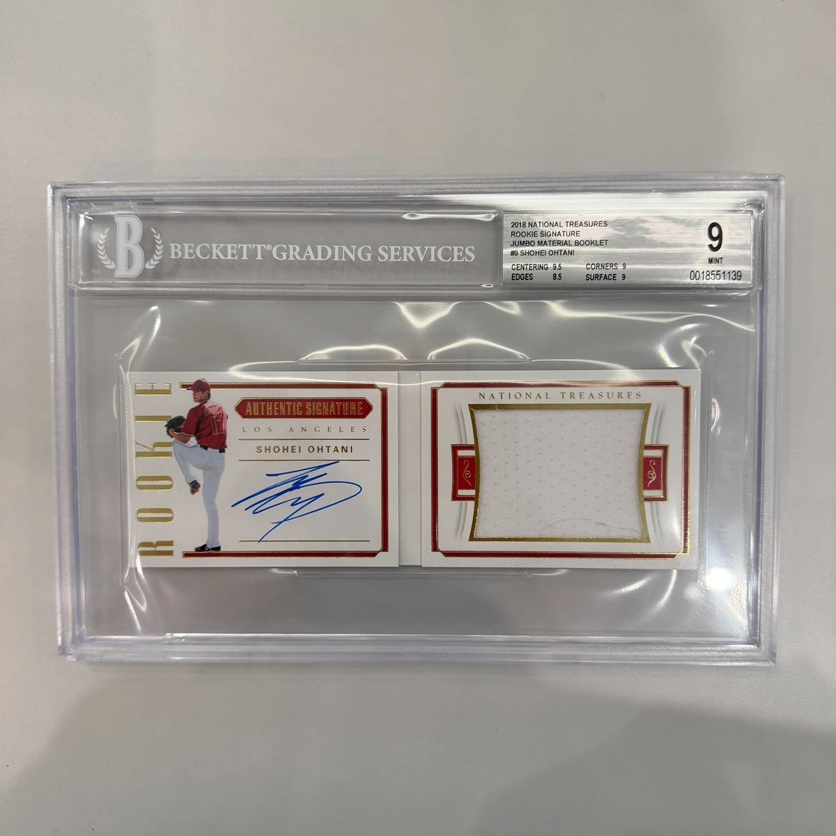 2018 Panini National Treasures - Shohei Ohtani #48 for sale | eBay