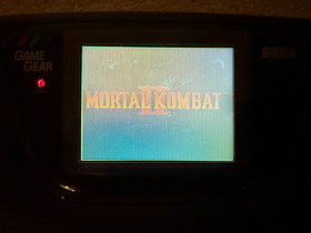 Sega Game Gear Handheld Black Console 15 Games Bundle Tested Works Great!