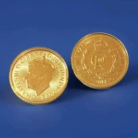2023 King Charles III Special Ed. Coronation 1/10oz Gold .999, RM, Crowned head