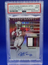 2020 Donruss Optic Dynamic Patch Autographs #2 Kyler Murray /25