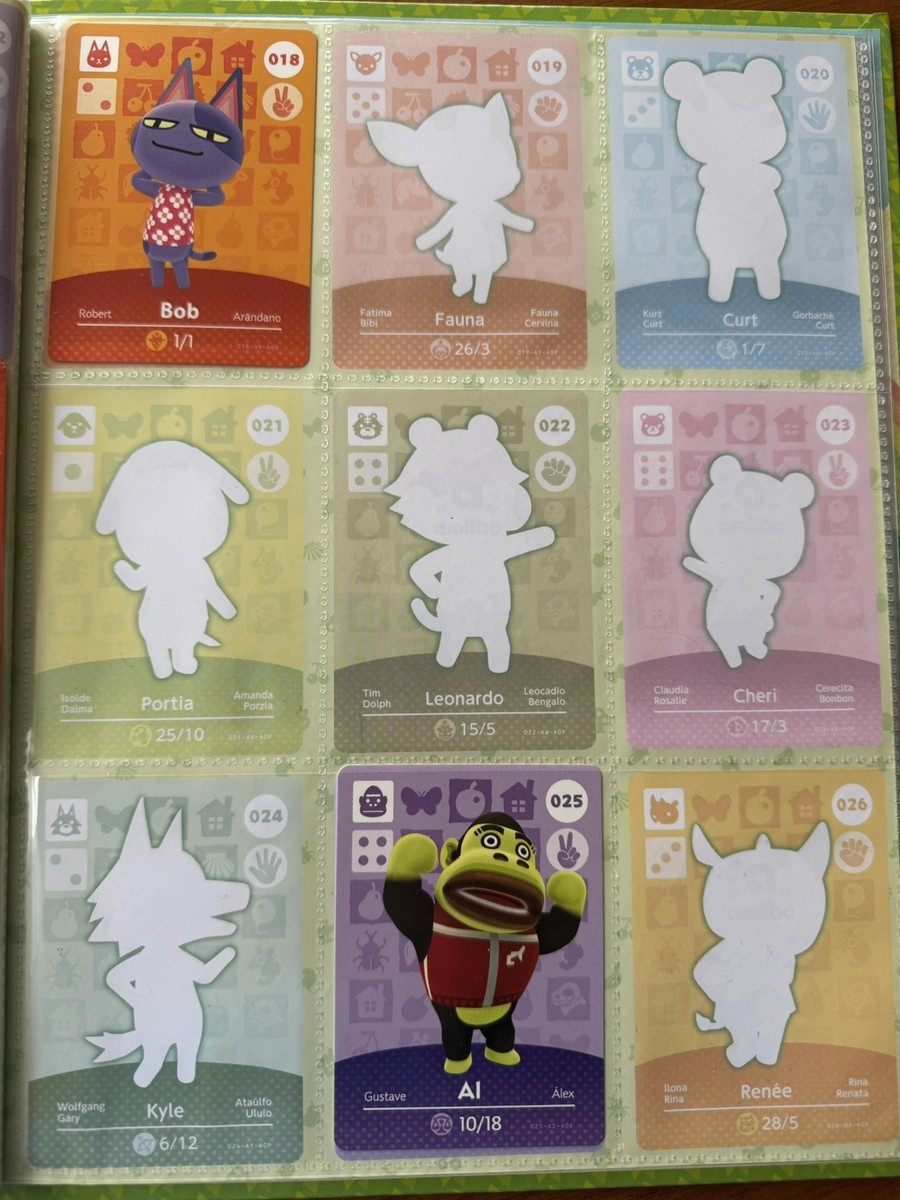 Animal Crossing Amiibo Card Series 1 with Collectors Album Binder