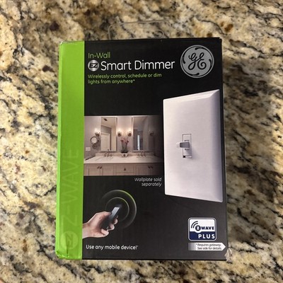 GE In-Wall Smart Dimmer New in Box Sealed Z Wave ZW3004 14295-2
