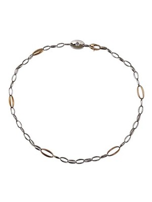 Chimento 18K Rose & White Gold Link Necklace 16'' #25070