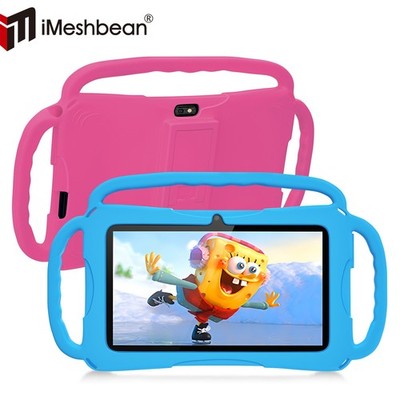 64GB 7'' Android 9 Tablet PC For Kids Quad-Core Dual Cameras WiFi Bundle Case