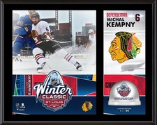 Michal Kempny Chicago Blackhawks 12x15 2017 Winter Classic Plaque with Game Ice
