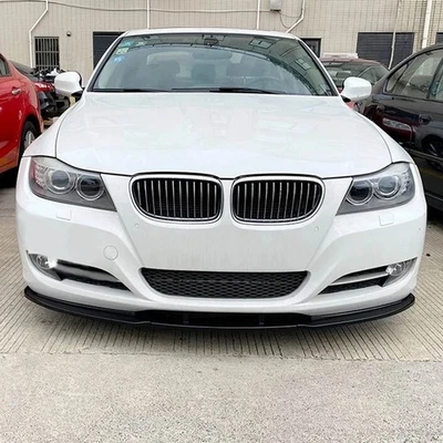 NEWSTART*2020 FOR BMW 3 SERIES E90 E91 2009-12 LCI STANDARD FRONT SPLITTER LIP KIT GLOSS BLACK