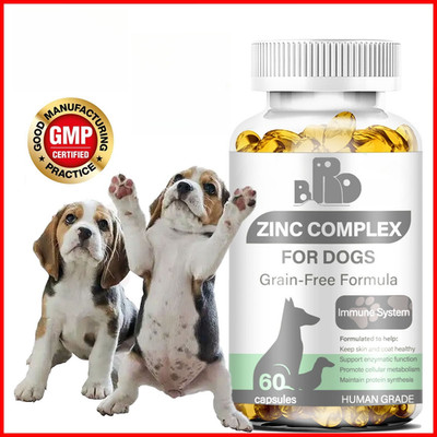 Zinc supplements for dogs support hair skin joints appetite reproductive health