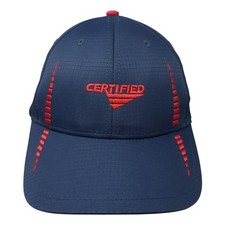 Certified Strapback Hat Blue One Size Embroidered Cap America Golf