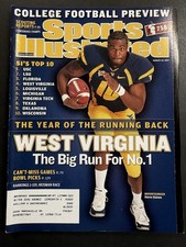 Sports Illustrated August 20 2007 NCAA West Virginia Steve Slaton Variant Sports Illustrated August 20 2007 NCAA West Virginia Steve Slaton Variant